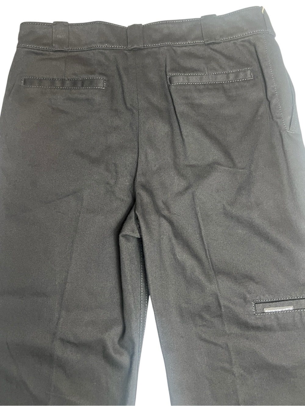 Alexander Wang Skate Fit Denim Chino Wide Leg Oversized Pants Sz 36 NWT w/COA - Picture 4 of 13